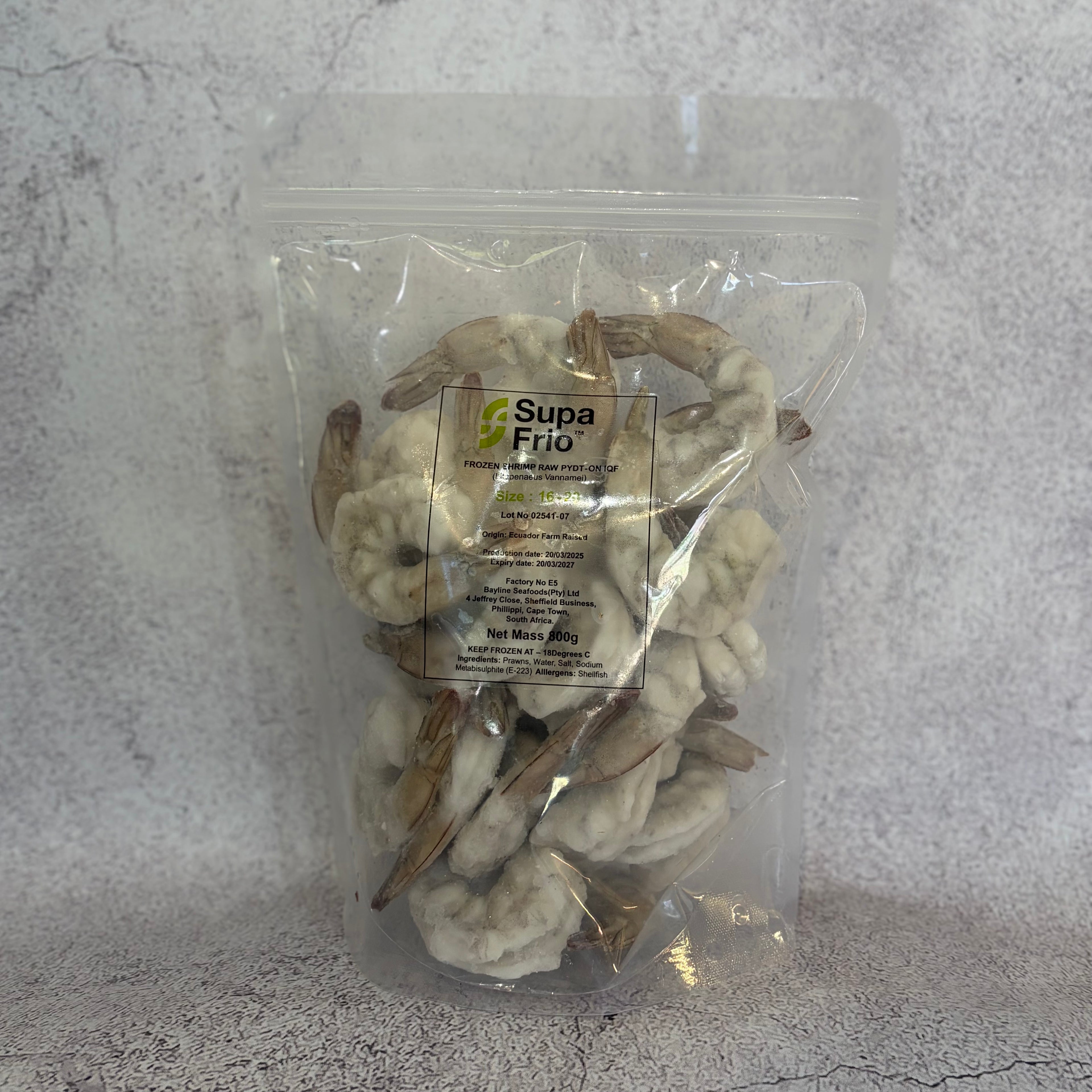 Vannamei Prawns 16/20